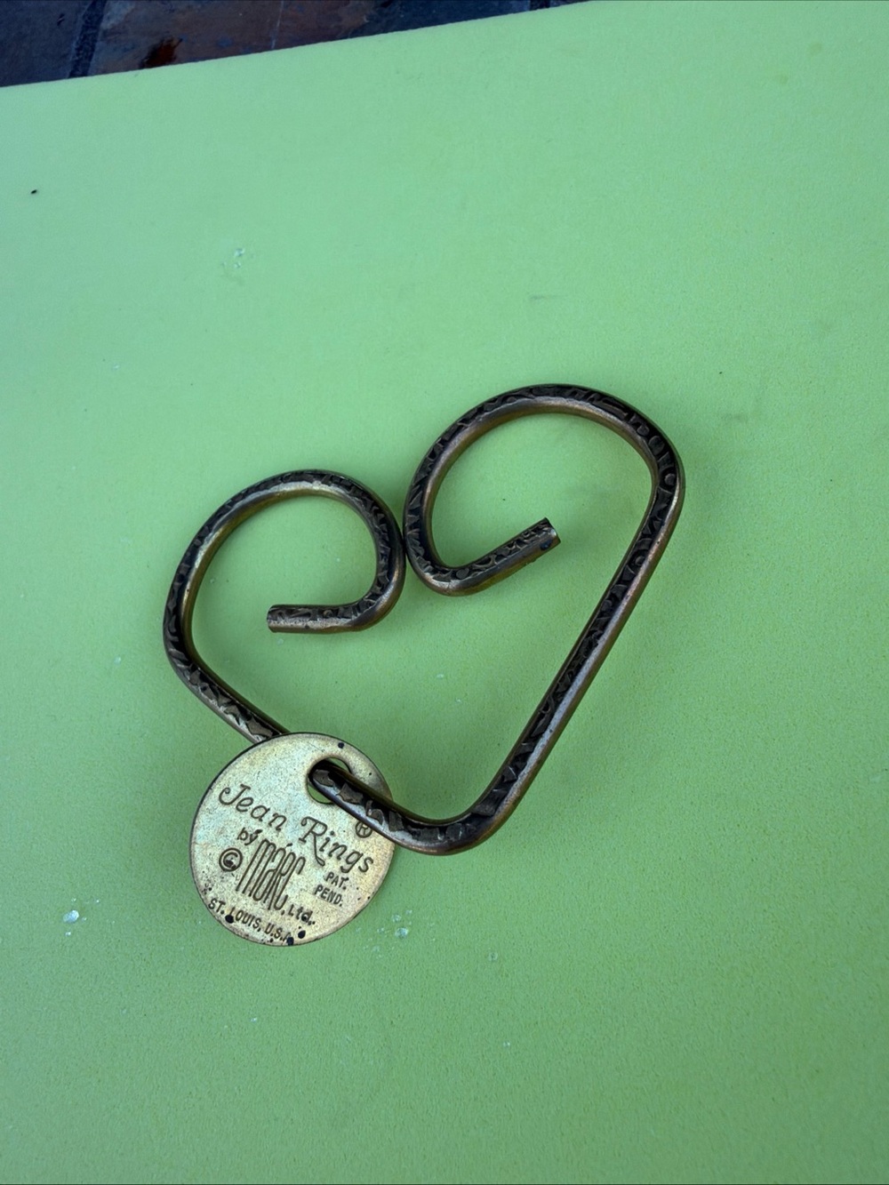 Jean Rings by Marc Vintage Key Chain